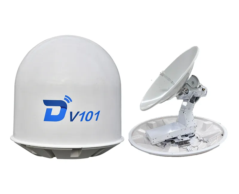 Ditel V101 105cm Ku band 3-axis stablilized maritime VSAT antenna