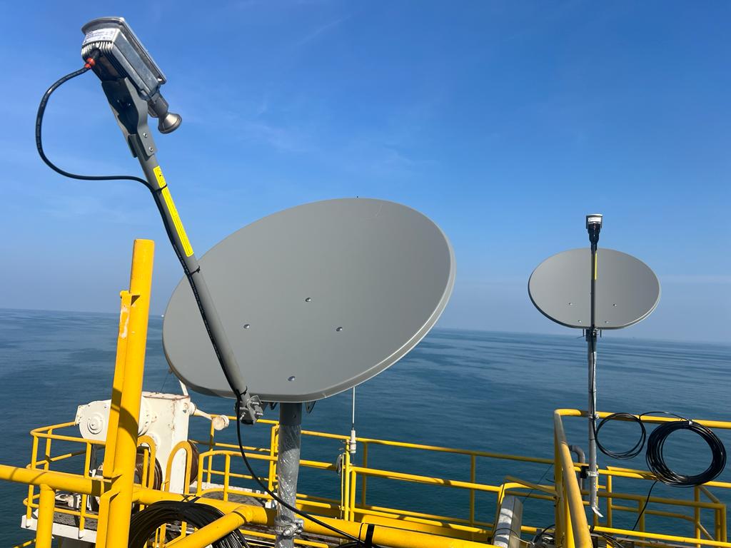 Fixed land VSAT satellite installation and commissioning by GCCSAT in Africa and Middle East