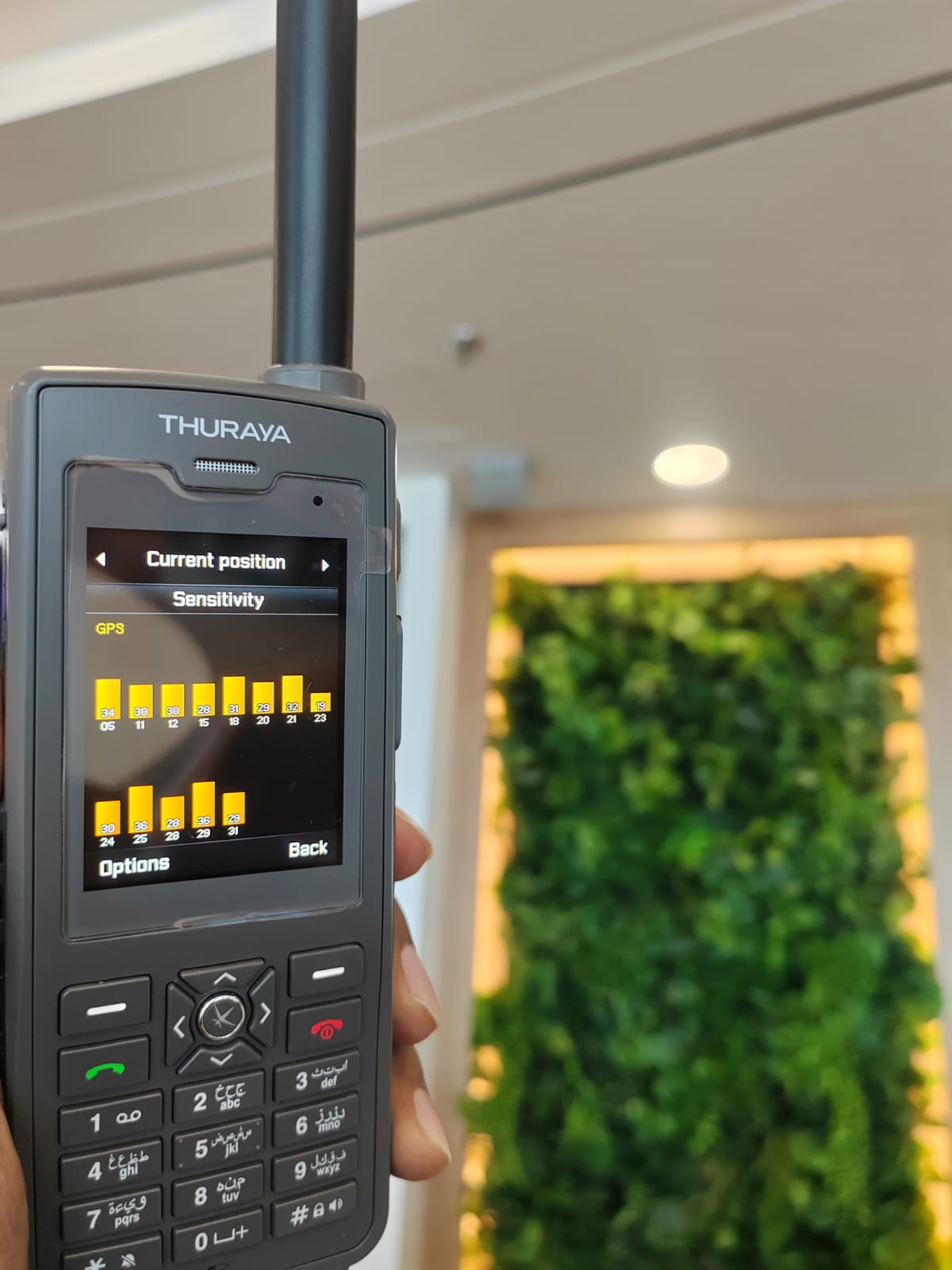 Thuraya satellite communication system testing and commissioning by GCCSAT in Middle East